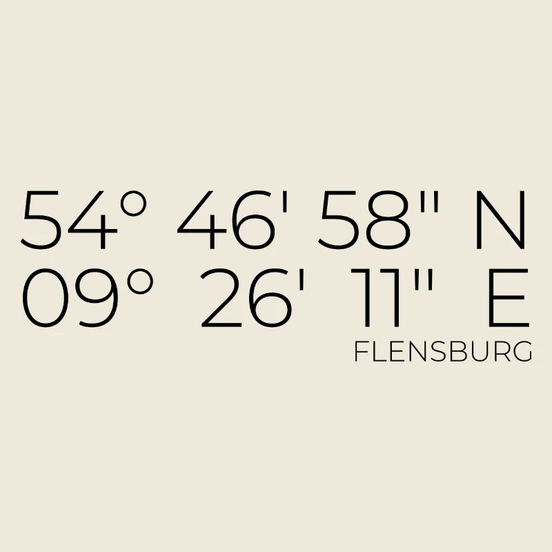 Coordinates Flensburg