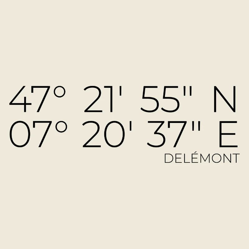 Coordonnées : Delémont, Jura, Suisse