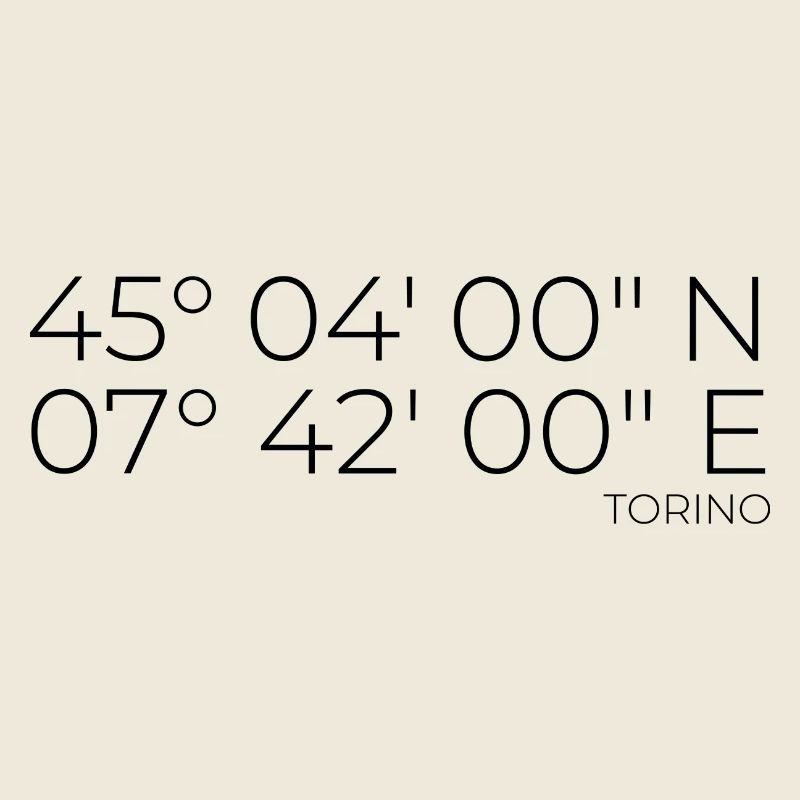 coordinates Torino, Italy