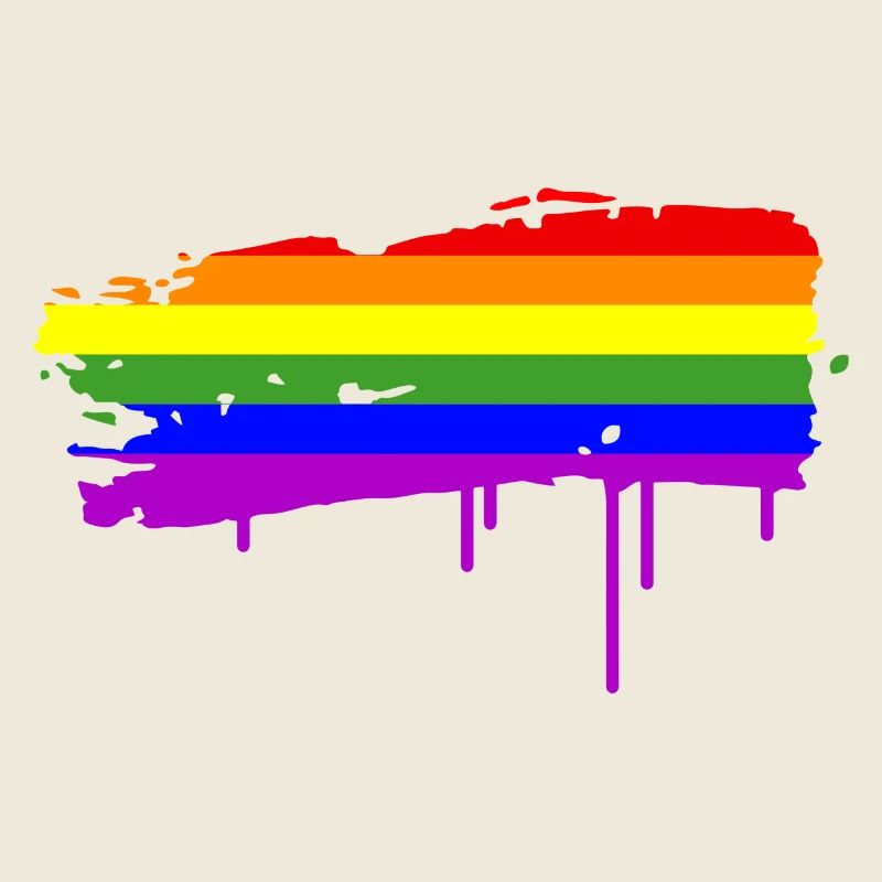 Regenbogenfahne Graffiti