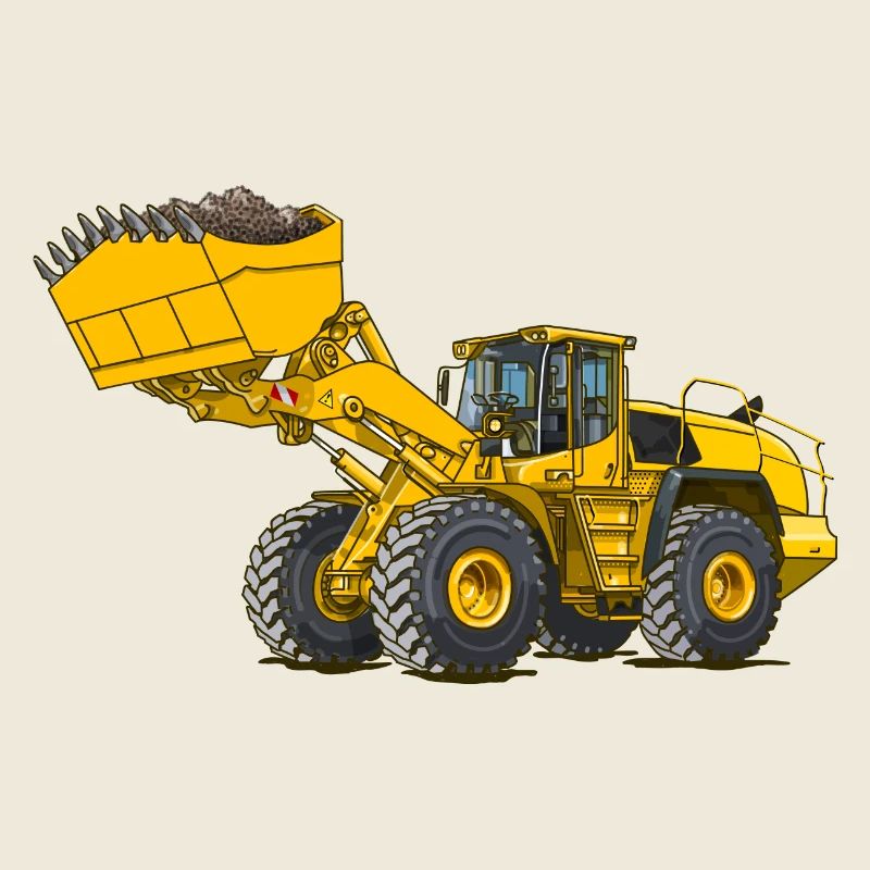 Radlader, Baumaschine
