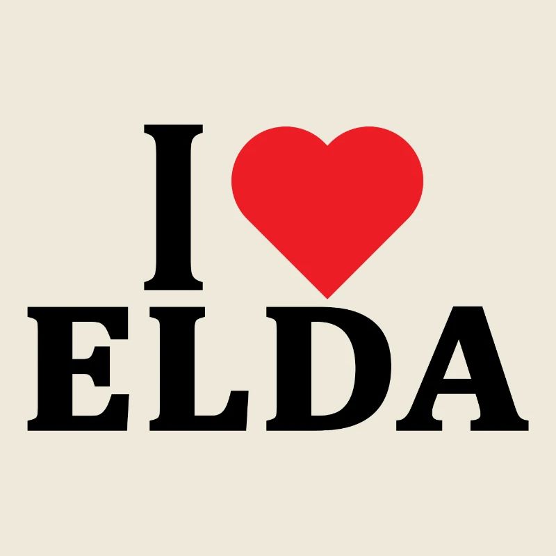T-shirt J’adore Elda t-shirt idée cadeau