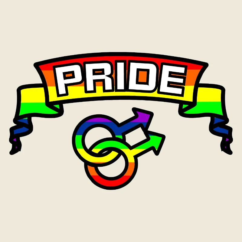 Rainbow gay pride logo 2