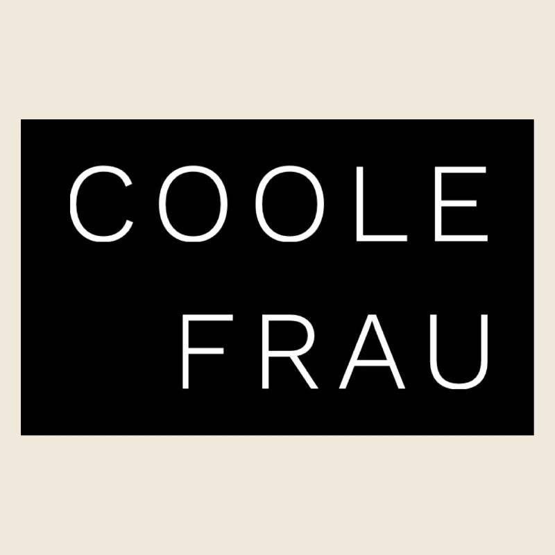 Coole Frau
