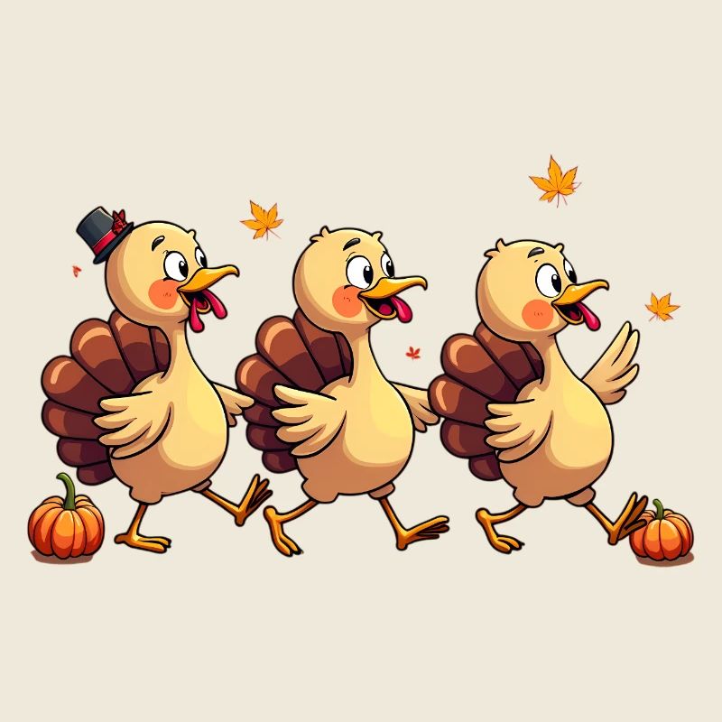 Bébé dinde de Thanksgiving