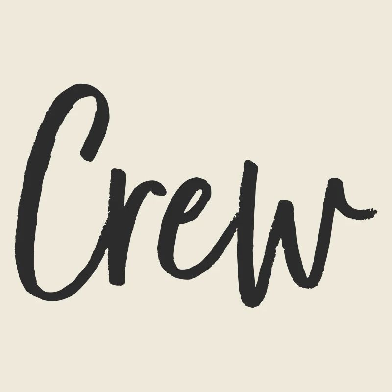 Crew Hand Lettering Design
