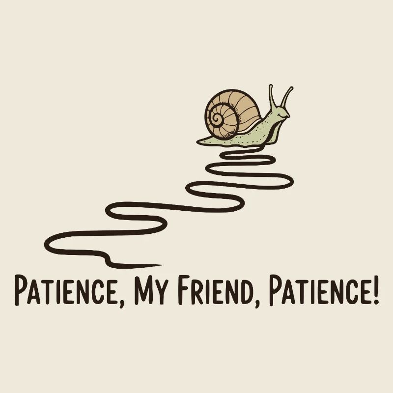Patience, mon ami Escargot, citation drôle d’animal lent