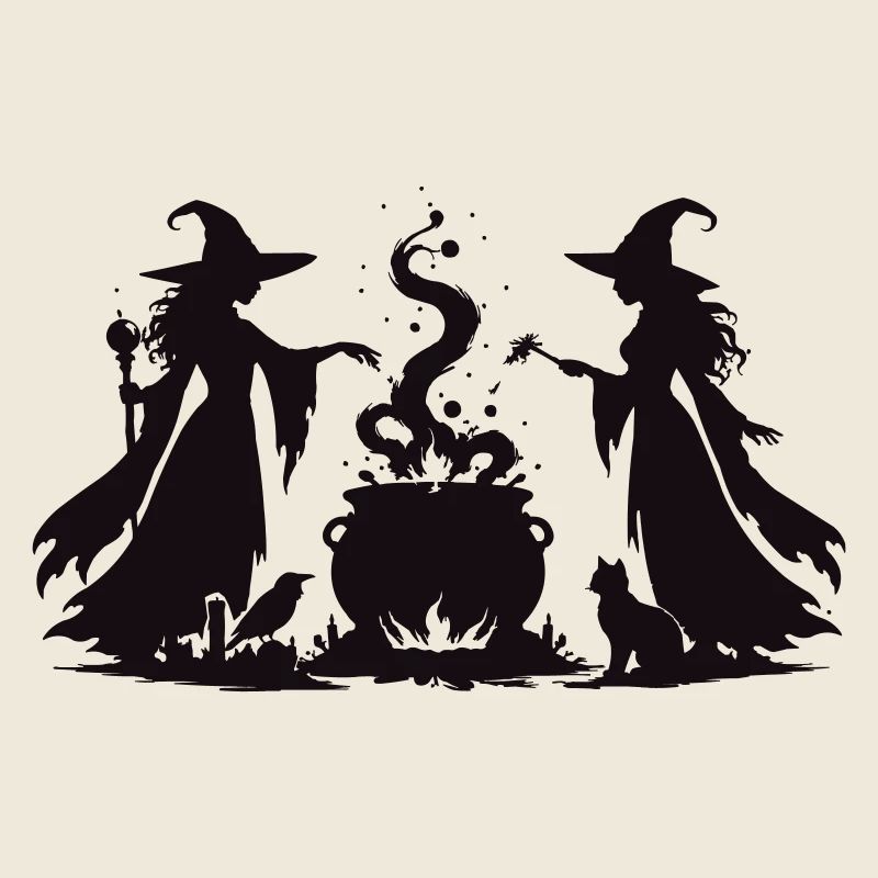 Witch's Cauldron Witch Magic Duo