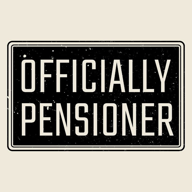 Officially Pensioner Retired Retirement