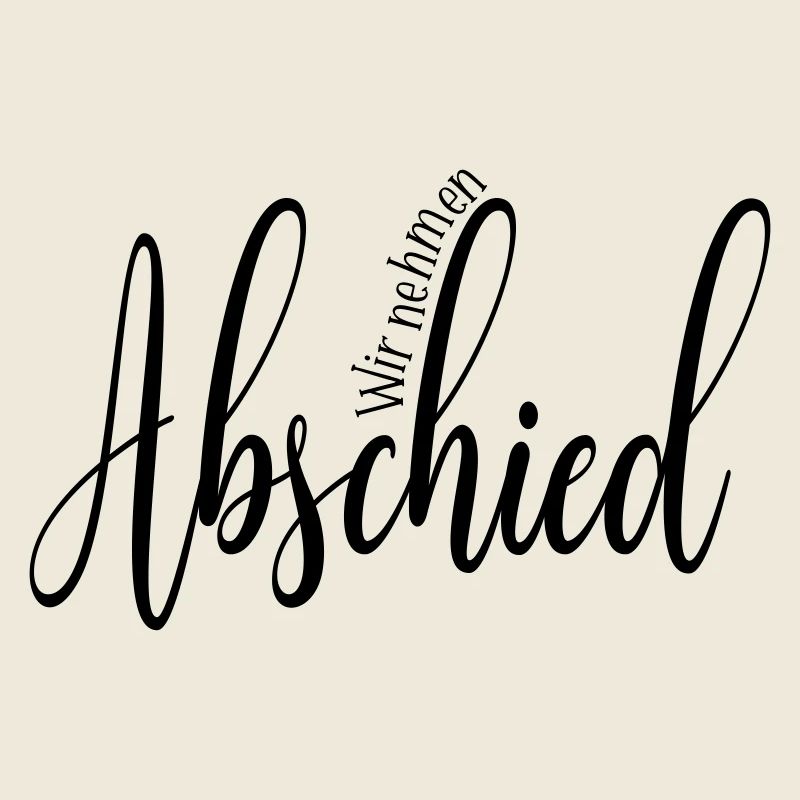 Trauer Abschied
