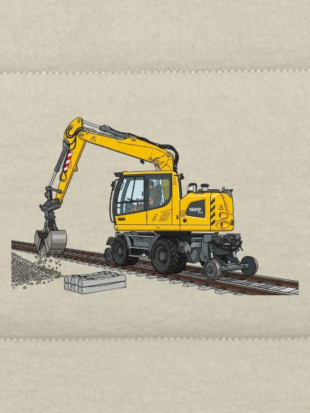 Zweiwegebagger Bagger Gleisbau