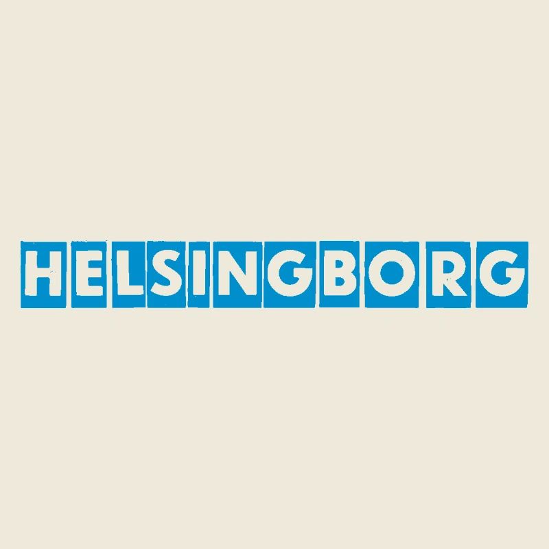 Helsingborg-Blockbuchstaben