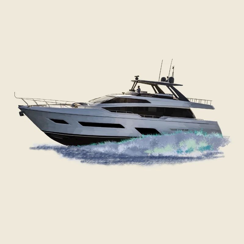 bateau à moteur