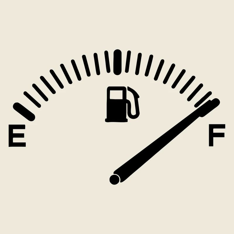 Tank meter full tank