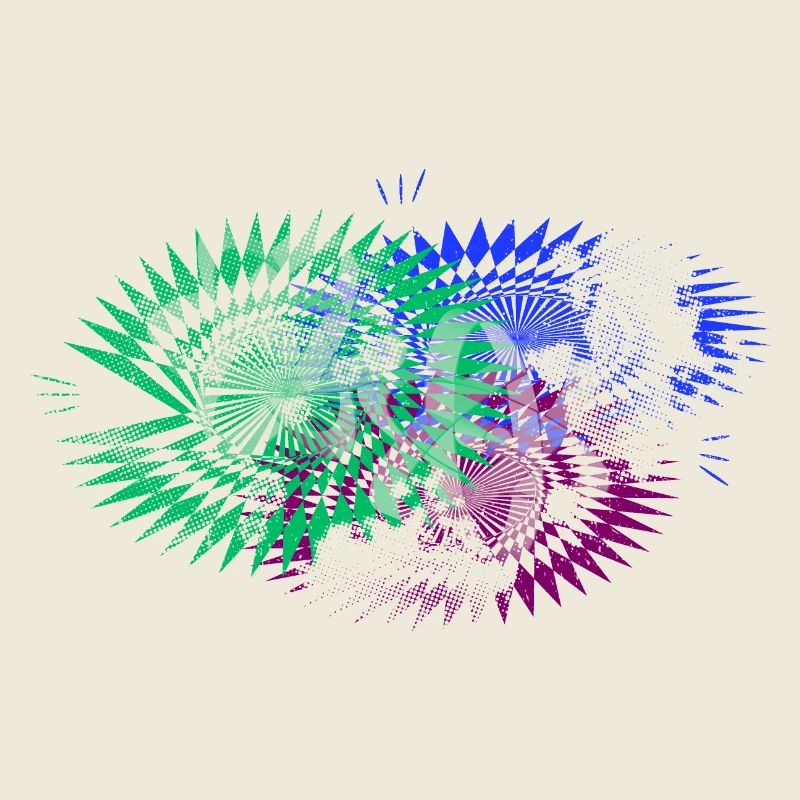modèle de mode d’art du chaos