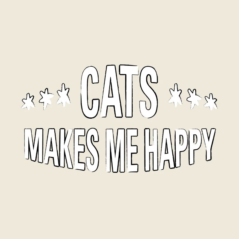 Les chats me rendent heureux