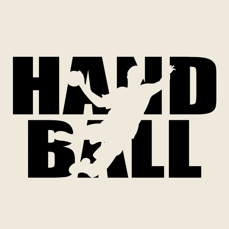 Klassisches Handball Design – Teamgeist & Power