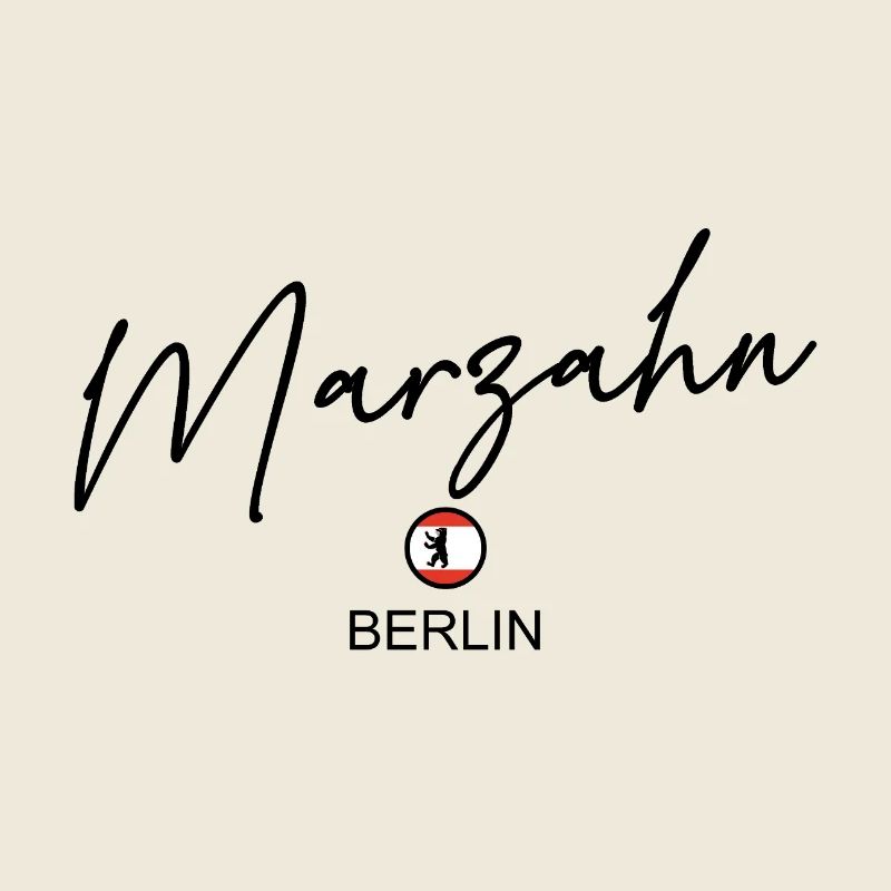 Marzahn - Berlin Flag - Berlin Bear - Berlineri