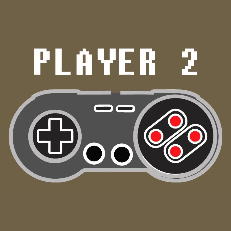 Player 2 Pixel Controller Graphic