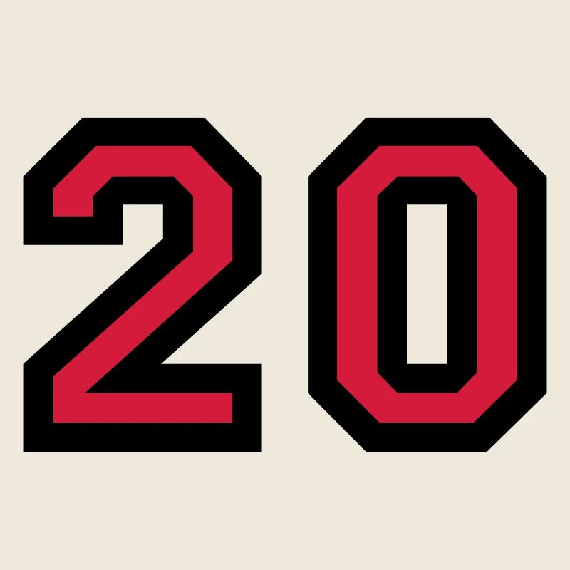 Le numéro 20 - nombre de vingt