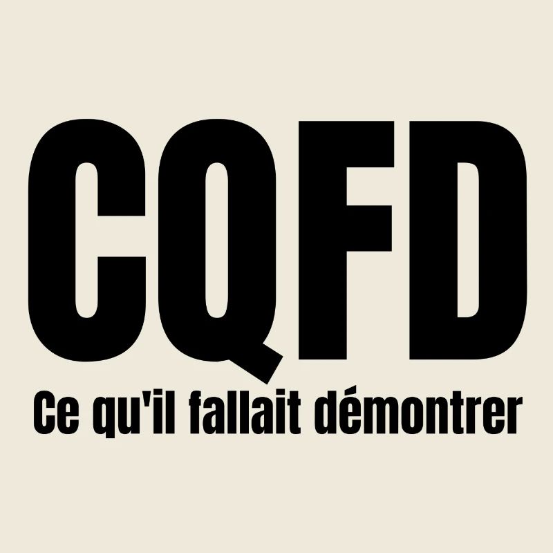 mathématiques, math, CQFD