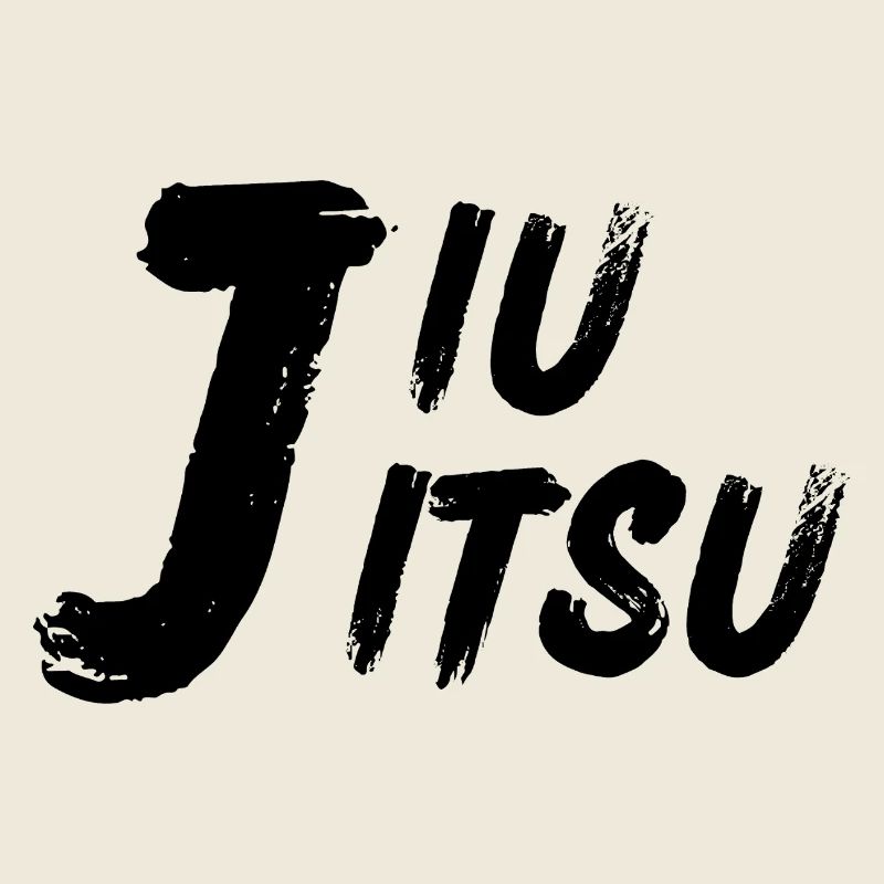 Jiu Jitsu – Design minimaliste noir