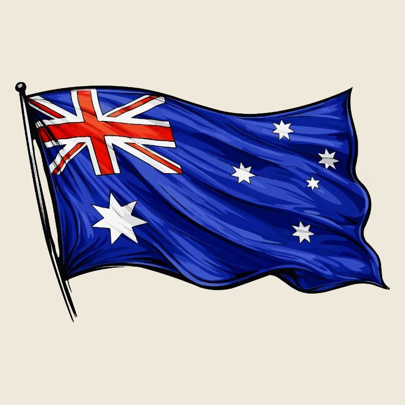 Australia Flag Pattern