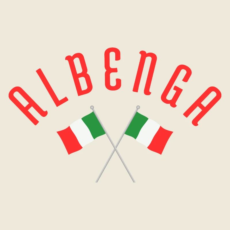 Albenga Italian Flag Crest