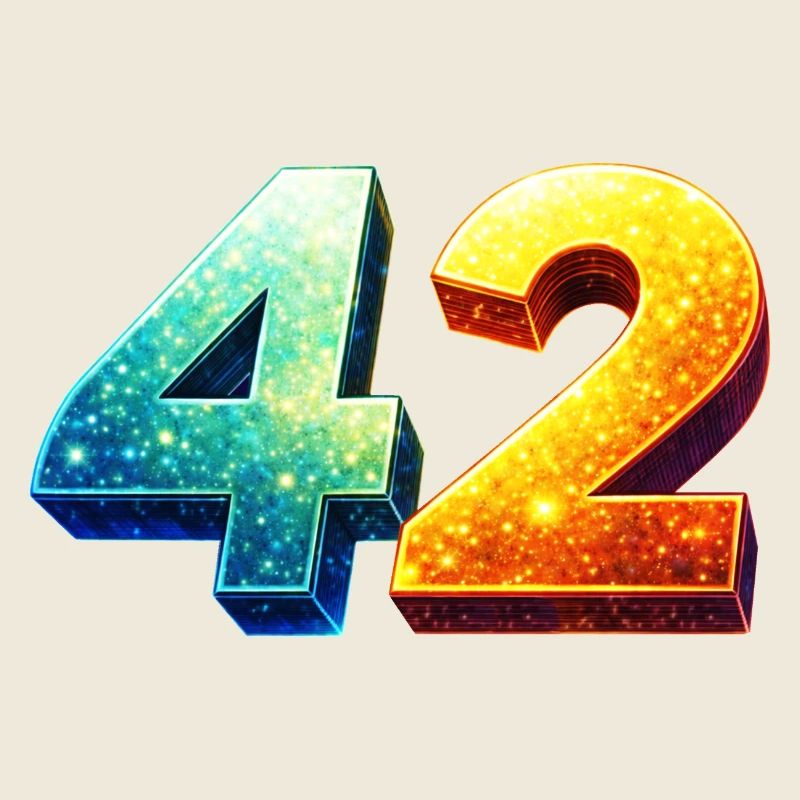 42 Cosmic Number – Design de nerds et science-fiction
