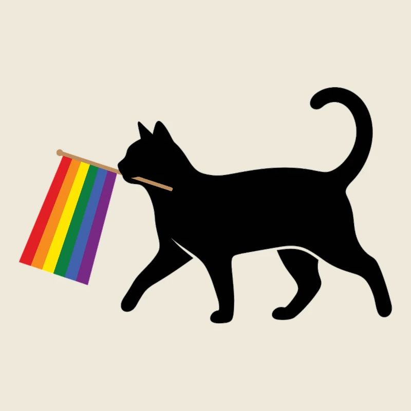 Pride Month LGBT – Ally Cat