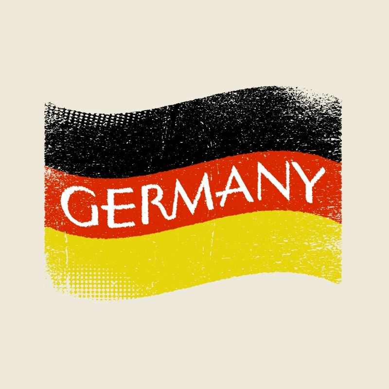 GERMANY Schriftzug dreckig gewellt