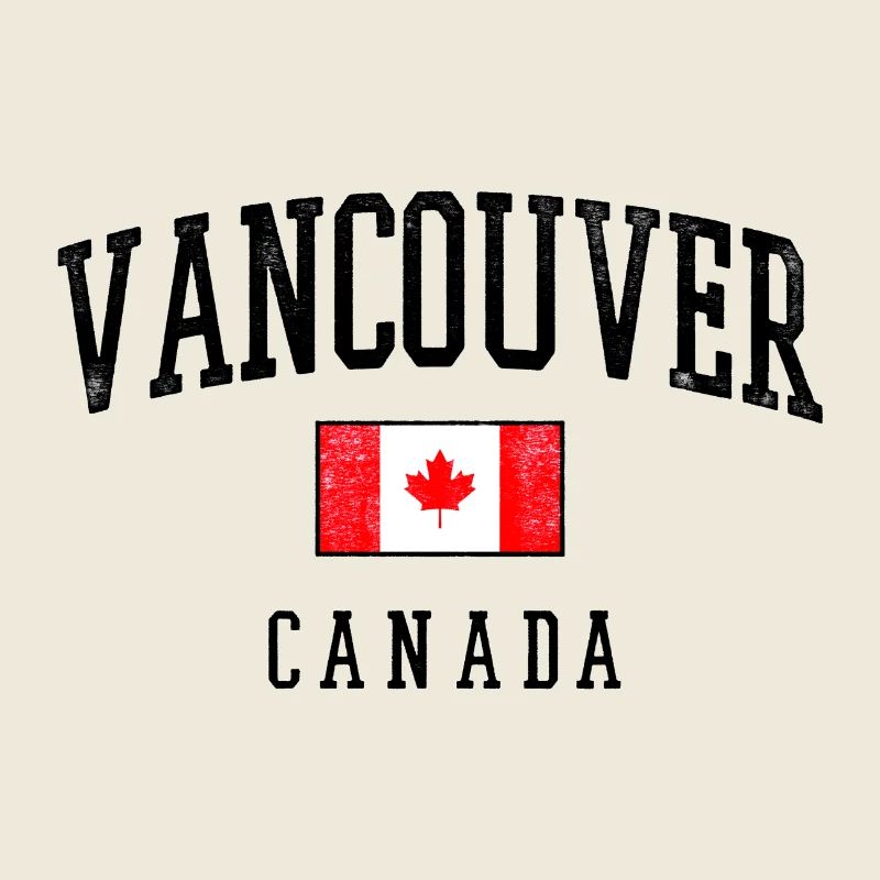 Vancouver, drapeau canadien