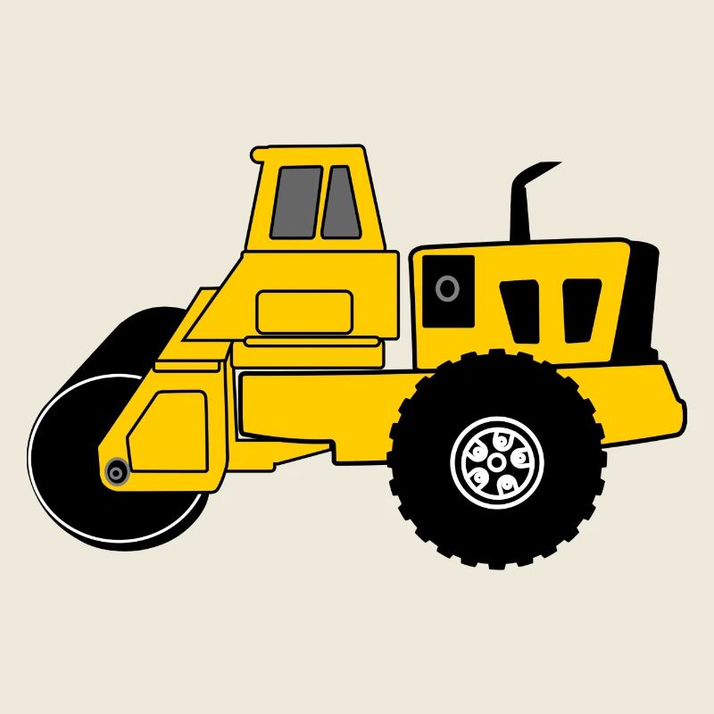Machine à rouleaux jaunes