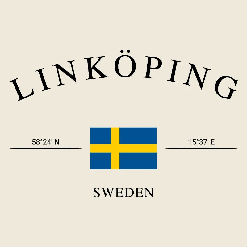 Linköping, Suède – Souvenir et cadeau de Noël
