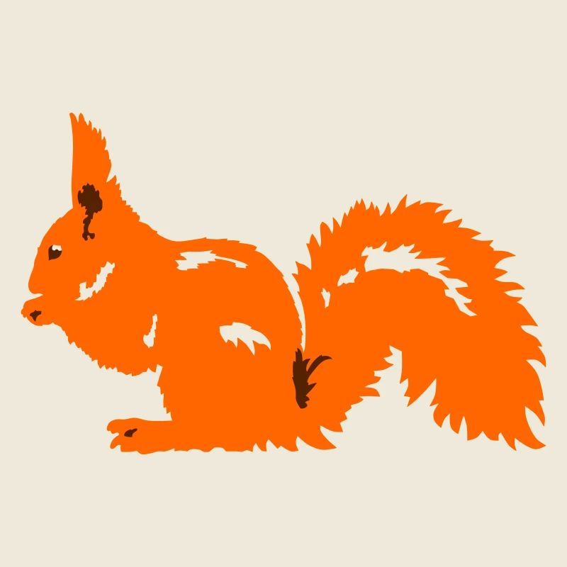 Silhouette d’écureuil