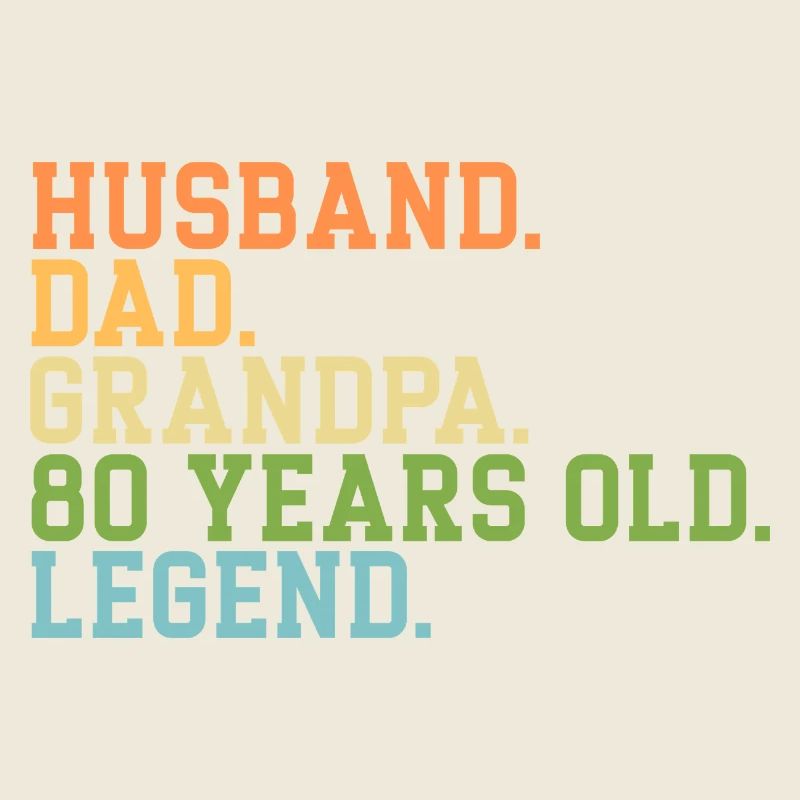 Ehemann Papa Opa 80 Jahre alte Legende