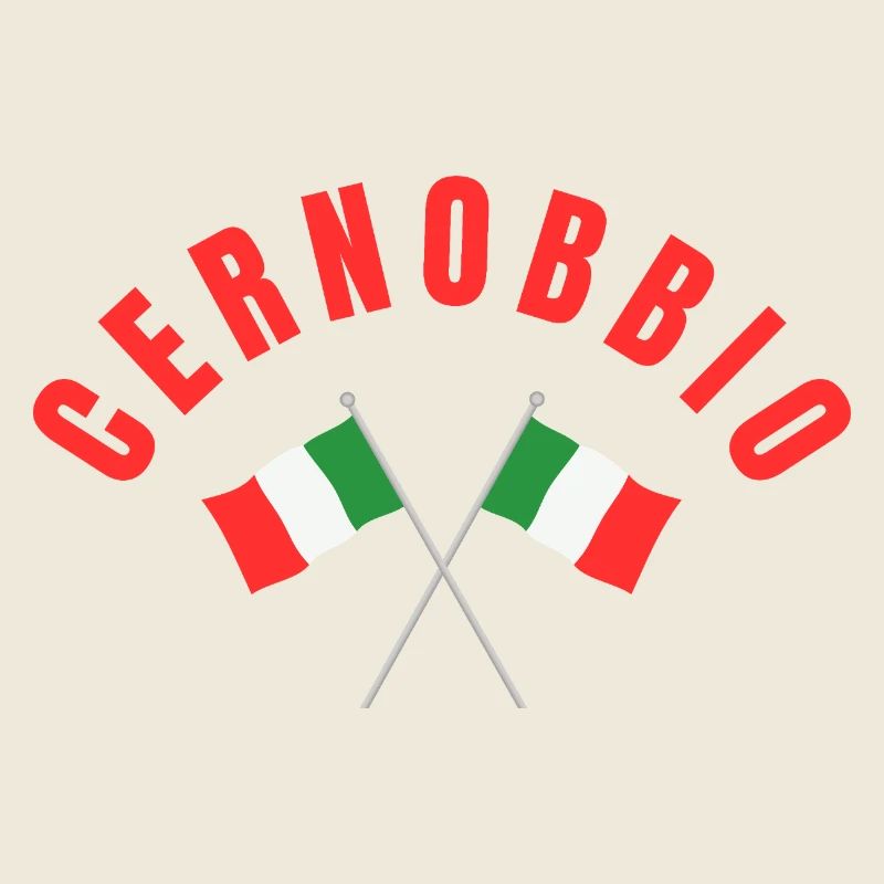 Gernobbio a traversé les drapeaux italiens