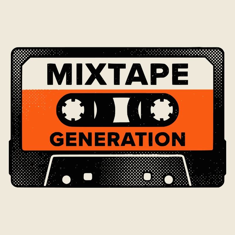 Mixtape Generation, t-shirt amusant Gen X Fun