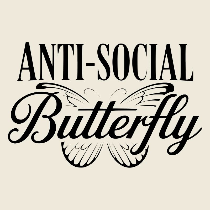 Antisozialer Schmetterling