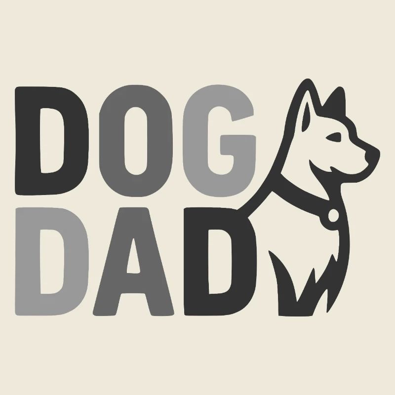 Silhouette de Papa Chien – Graphique de Papa Chien