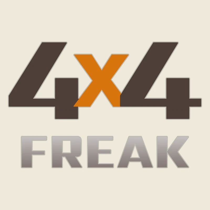 4x4 FREAK Orange X Logo