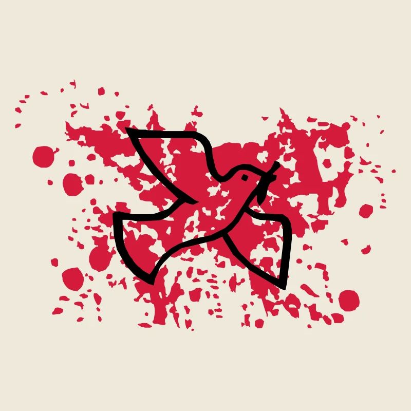 Friedenstaube im Blut