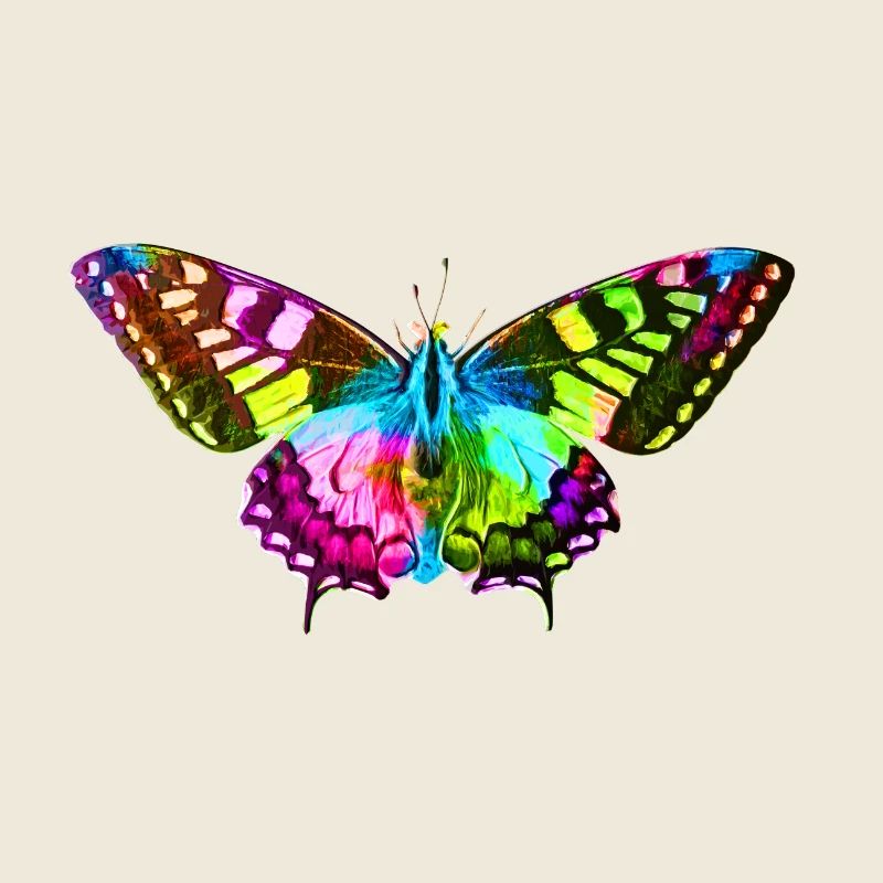 Bunter Schmetterling
