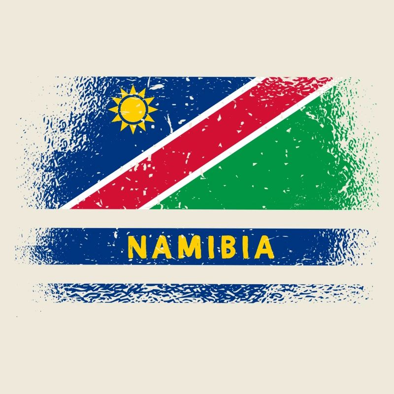 Namibia Flaggen Design