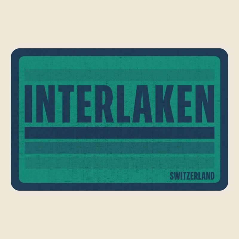 Interlaken Retro Abzeichen