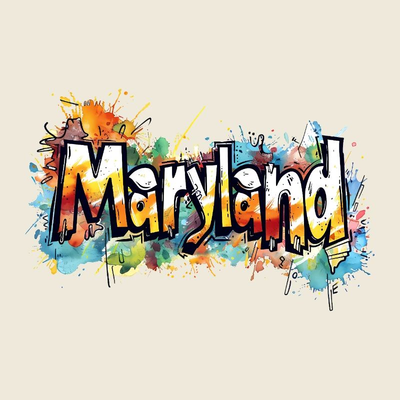 Maryland Art Splash Design