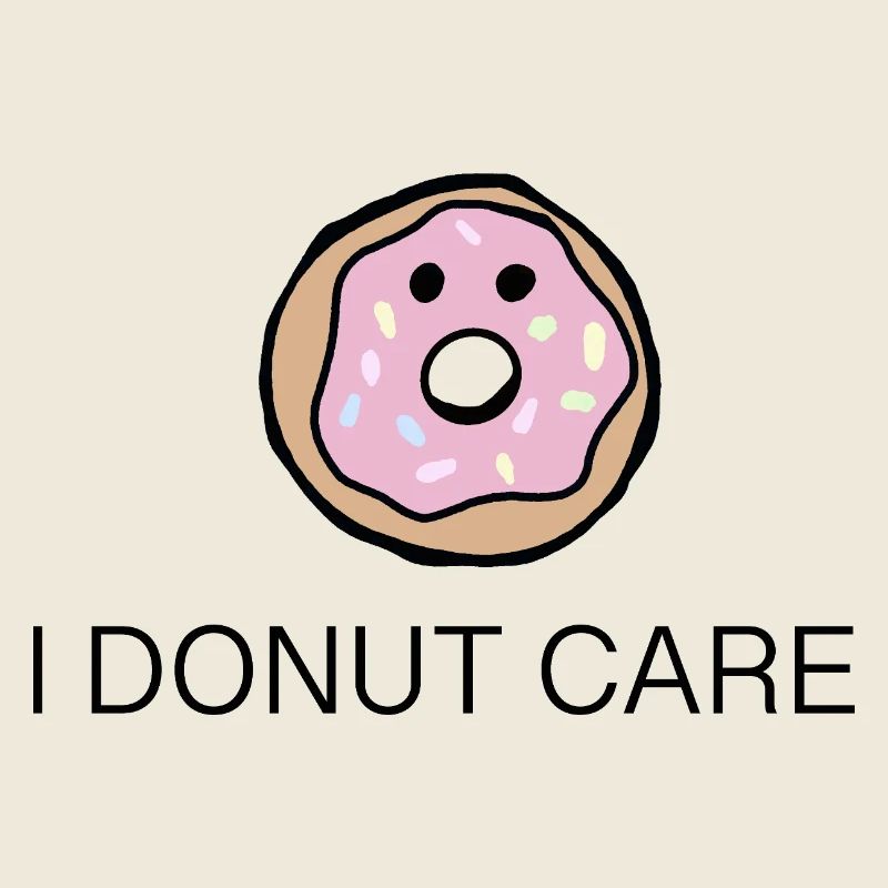 I Donut Care Donut Graphic