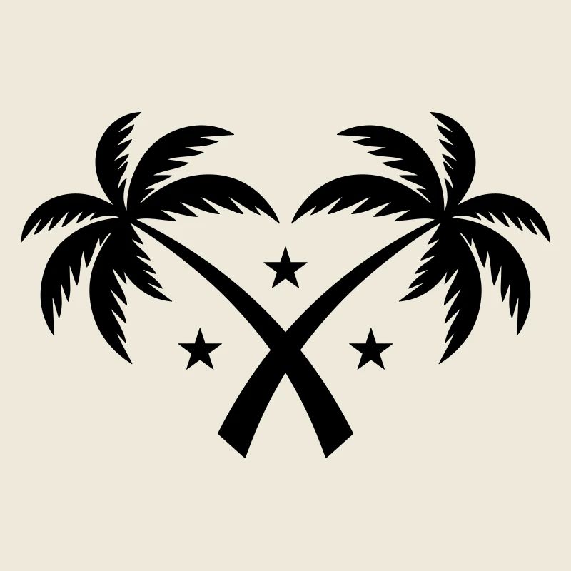 Palme Symbol Insel