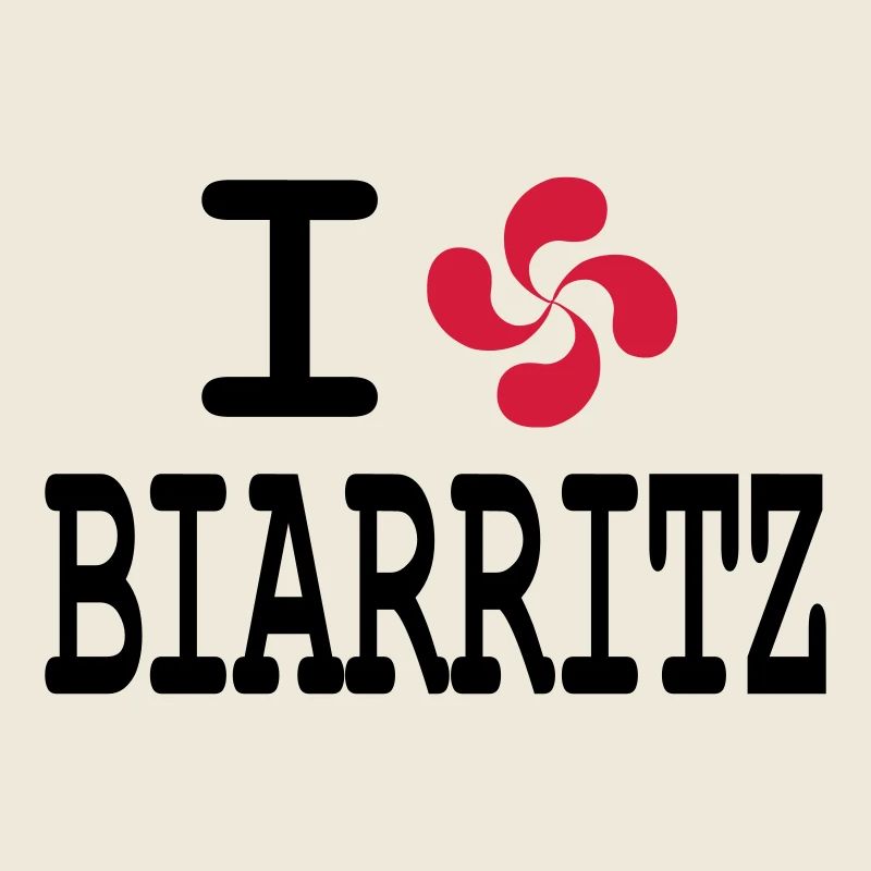 i love biarritz - lauburu