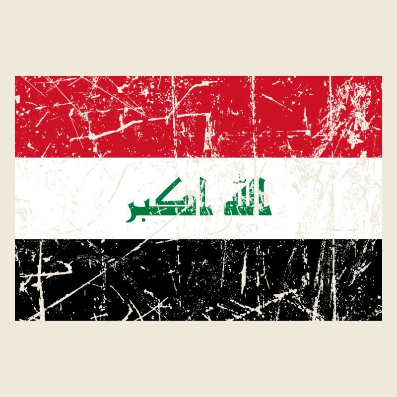 Drapeau irakien drapeau de l'Irak Fahne drapeau